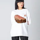 脂身通信Ｚの肉 ビッグシルエットロングスリーブTシャツ