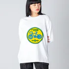 原田専門家のパ紋No.3434 門岡設備　 Big Long Sleeve T-Shirt