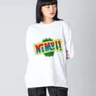 SANKAKU DESIGN STOREのモンスター級に眠い！ B Big Long Sleeve T-Shirt