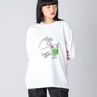 YANTA BOXのクリームソーダ Big Long Sleeve T-Shirt