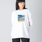 よこみの空 ビッグシルエットロングスリーブTシャツ