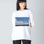 (U・∞・U)の高原の青空 Big Long Sleeve T-Shirt