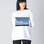 (U・∞・U)の高原の青空 ビッグシルエットロングスリーブTシャツ