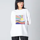 Beagle & Bearのgood morning day Big Long Sleeve T-Shirt