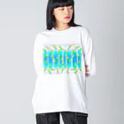 Lily bird（リリーバード）の幻想水仙 Big Long Sleeve T-Shirt