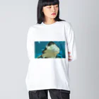 麦畑のエイが通りますよ Big Long Sleeve T-Shirt