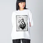 みなぎ得一の妖怪：アマビヱb Big Long Sleeve T-Shirt