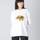 cotton-berry-pancakeのうり坊 ビッグシルエットロングスリーブTシャツ