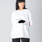 名無しのアデリーペンギンのペンギン魚拓（ペン拓）～アデリーペンギン～ Big Long Sleeve T-Shirt