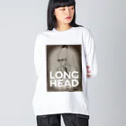 新藤山寛美のワイルド商店のLong head long tee Big Long Sleeve T-Shirt