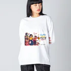 ミャンマーへの支援のミャンマーの鍋鳴らし Big Long Sleeve T-Shirt