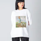 tarinaiのエーロ・ヤーネフェルト「少女と犬」 Big Long Sleeve T-Shirt