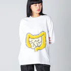 8anna storeの人体のなぞ。シンプルな大腸。 Big Long Sleeve T-Shirt