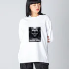 マサオウのドラゴンスカルTシャツ Big Long Sleeve T-Shirt