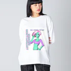 人間製作所(人間レストラン)のアニメアヤコさん Big Long Sleeve T-Shirt