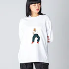 さとのアヴォカドのガール Big Long Sleeve T-Shirt