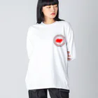 横浜市金沢区の地域活動家　ツンのYOKOHAMA KANAZAWA FANTASTIC TOWN（白） Big Long Sleeve T-Shirt