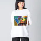 conaconaのTAKAのくれよんWorld Big Long Sleeve T-Shirt