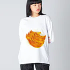 ハヤシ屋のギョーザです Big Long Sleeve T-Shirt