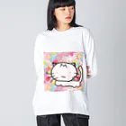 さくらんぼねこの白猫さん♥ Big Long Sleeve T-Shirt