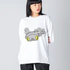 もむのふの爬虫類グッズやさんのニホンヤモリ Big Long Sleeve T-Shirt