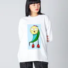 パーシモン工房のデデンくん Big Long Sleeve T-Shirt