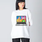 はっとり♡かんなのオンライン飲み Big Long Sleeve T-Shirt