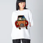 にゃぬ〜ン王国の2CV大好き♪ Big Long Sleeve T-Shirt