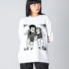 あとりえ からじくぇーの闘球 Big Long Sleeve T-Shirt