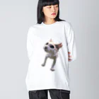 めだか村の憐れネコ Big Long Sleeve T-Shirt