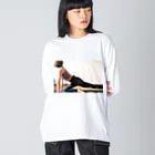 frorenceのふんわりヨガ Big Long Sleeve T-Shirt