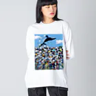 momo3momo3のプラゴミの海 Big Long Sleeve T-Shirt