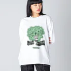 nidan-illustrationの“MAGI COURIER” green #1 ビッグシルエットロングスリーブTシャツ