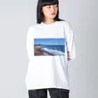 yasucal-535のMONTAUK LIGHT HOUSE ビッグシルエットロングスリーブTシャツ