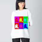 ふくふく商店の長沢芦雪の「あの犬」シリーズ Big Long Sleeve T-Shirt