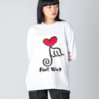 まみまりあの幸せのハートウイング Big Long Sleeve T-Shirt