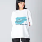 雲屋のワーケーションなう Big Long Sleeve T-Shirt