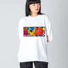 フォーヴァの血液型AB型 Big Long Sleeve T-Shirt