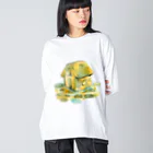 moeama suzuri storeのハウス Big Long Sleeve T-Shirt