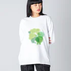 ももろ の森 ビッグシルエットロングスリーブTシャツ