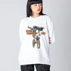 nidan-illustrationの"FUTURE TECHNOLOGY 20XX" ビッグシルエットロングスリーブTシャツ