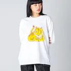 うさぎちゃんアイランドのトラちゃん ビッグシルエットロングスリーブTシャツ