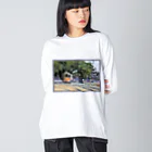 源内コンセプションの【水彩】 tram Porto Big Long Sleeve T-Shirt