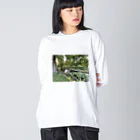 EijiPonの公園の一幕。 ビッグシルエットロングスリーブTシャツ