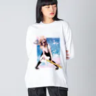 やまびこやまのギターガール(B01)002 Big Long Sleeve T-Shirt