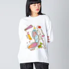 ❤#NuCw/kabotya❤の妄想土産韓国 Big Long Sleeve T-Shirt