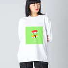 Wntのsushi no house ビッグシルエットロングスリーブTシャツ