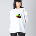 R_HVのあ ビッグシルエットロングスリーブTシャツ