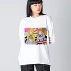 azuki.の三姉妹 Big Long Sleeve T-Shirt