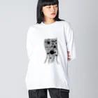 Regina Ｙ.Ｙの川dot Big Long Sleeve T-Shirt